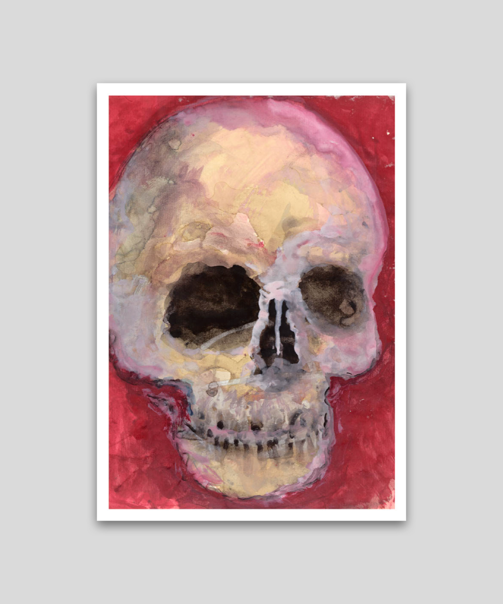 Coffee Skull - Postcard