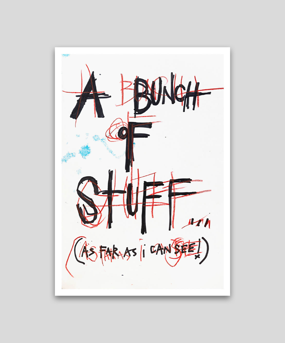 未使用>ジョニーデップ個展3点(帽子、タオル、ポストカード)セット A Bunch Of Stuff | Postcard | A Bunch Of Stuff By Johnny Depp