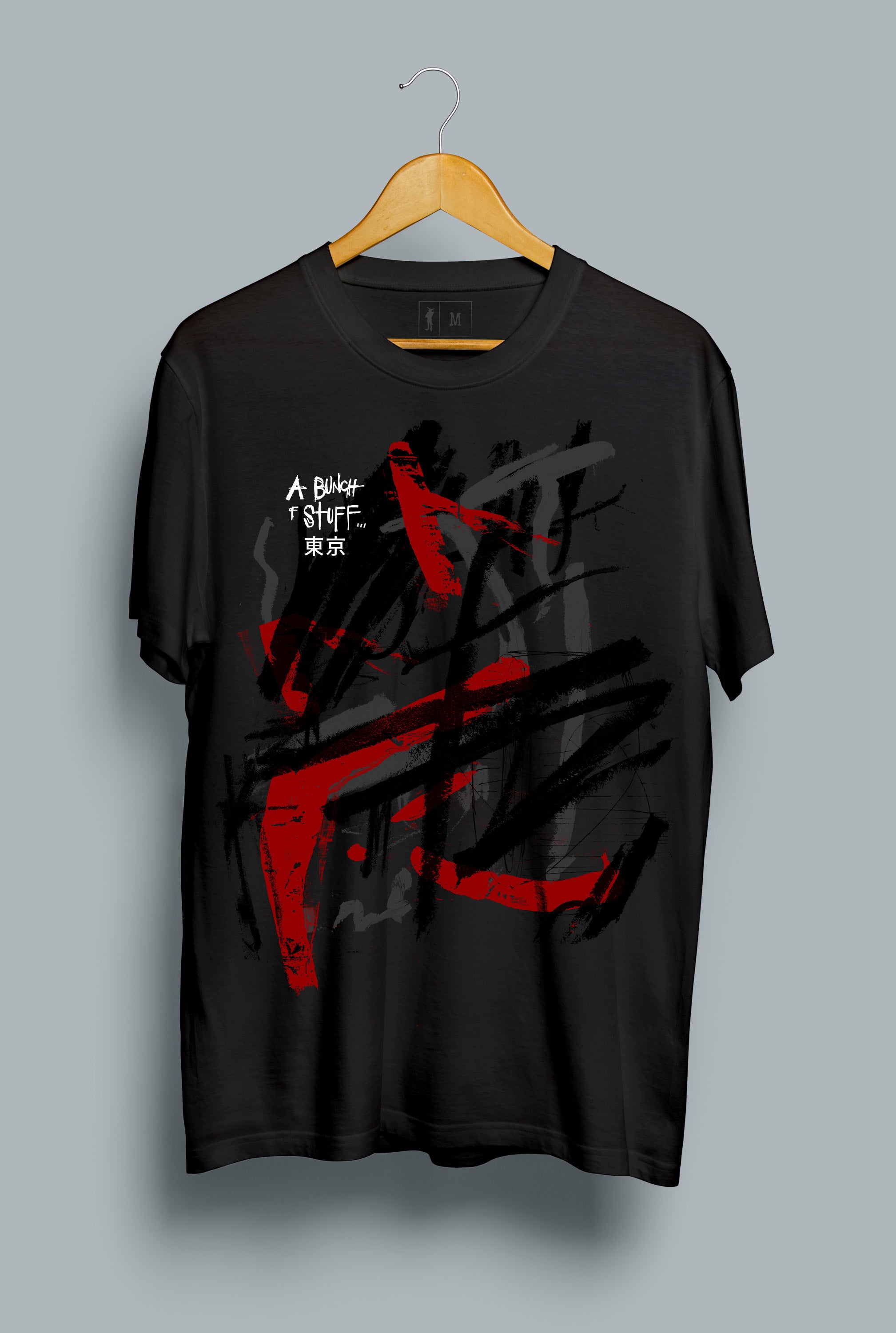 ジョニー・デップ 個展　A Bunch of Stuff Tokyo Tシャツ A Bunch Of Stuff - Black | Apparel | Johnny Depp