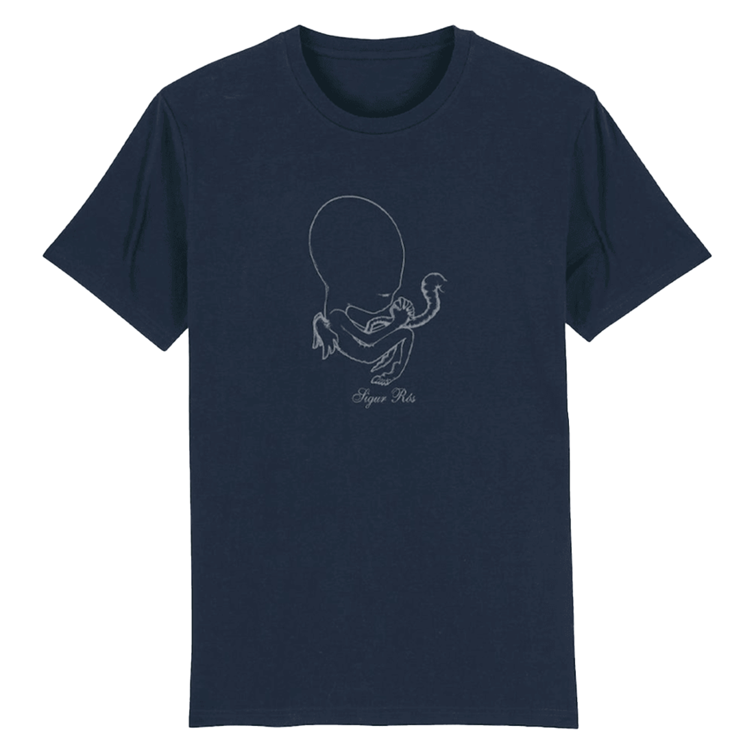 Ágætis byrjun - Navy T-shirt