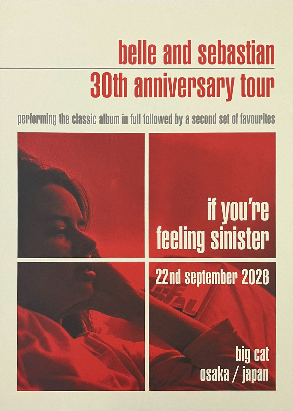 2026 Tour 大阪Big Cat公演ポスター