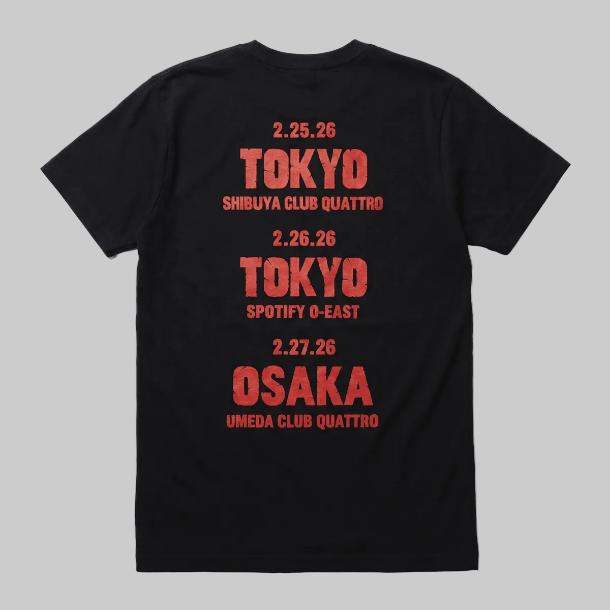 Japan Tour 2026 - T-shirt