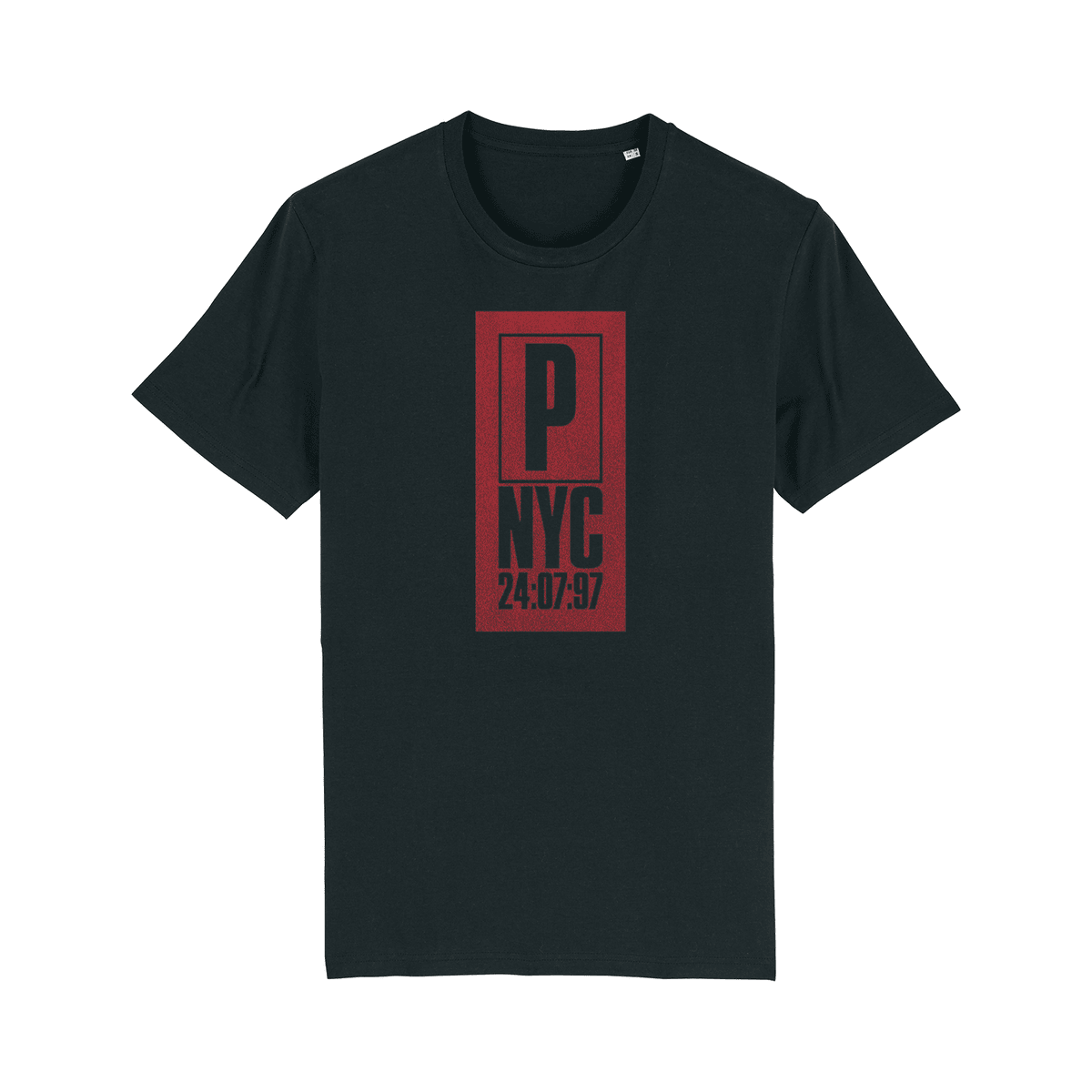 NYC ROSELAND ANNIVERSARY - Black T-shirt (red logo)