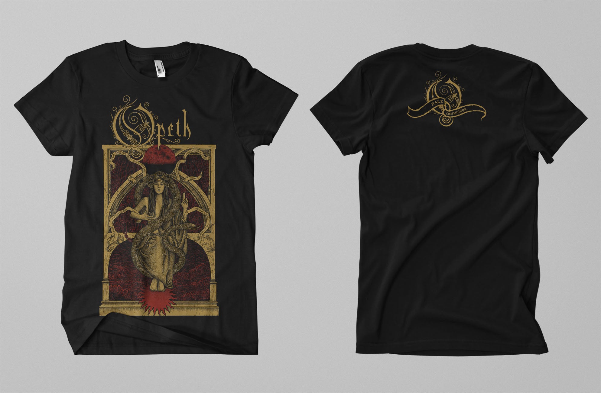 Moon Above and Sun Below - Black T-Shirt