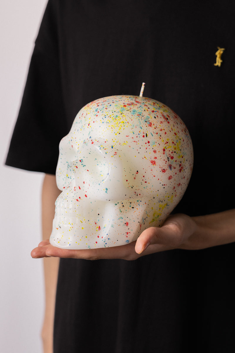 Johnny Depp DEATH BY CONFETTI スカルキャンドル Death By Confetti Candle | Homeware | A Bunch Of Stuff By Johnny Depp