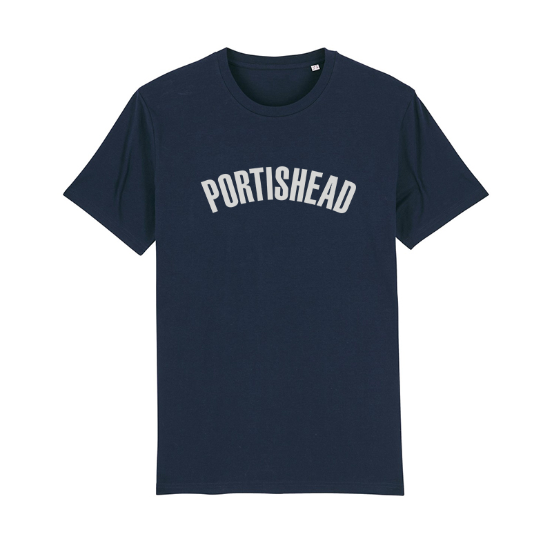 PORTISHEAD FILLED IN LOGO - NAVY T-SHIRT