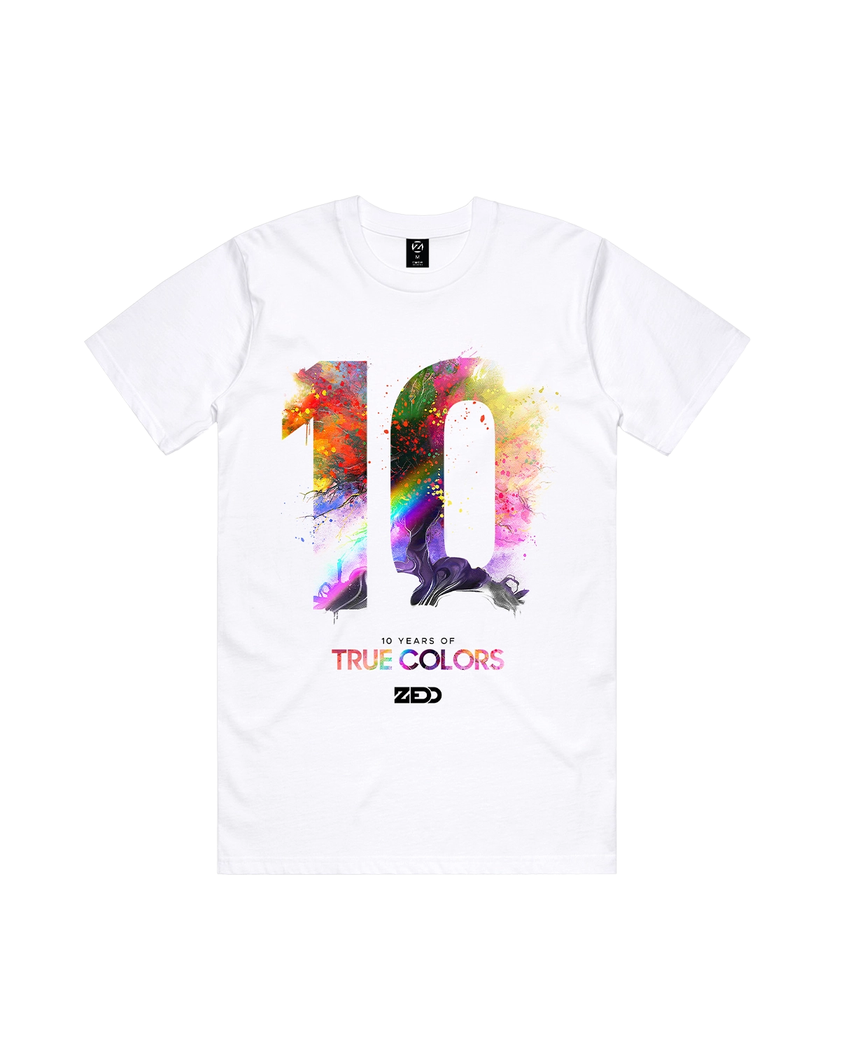 10 YEARS OF TRUE COLORS - White T-shirt