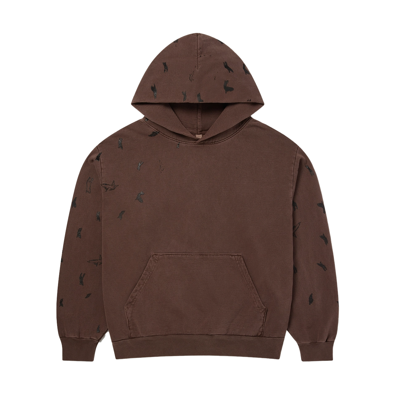 Takk... 20 Bird Hoodie - Brown Hoodie