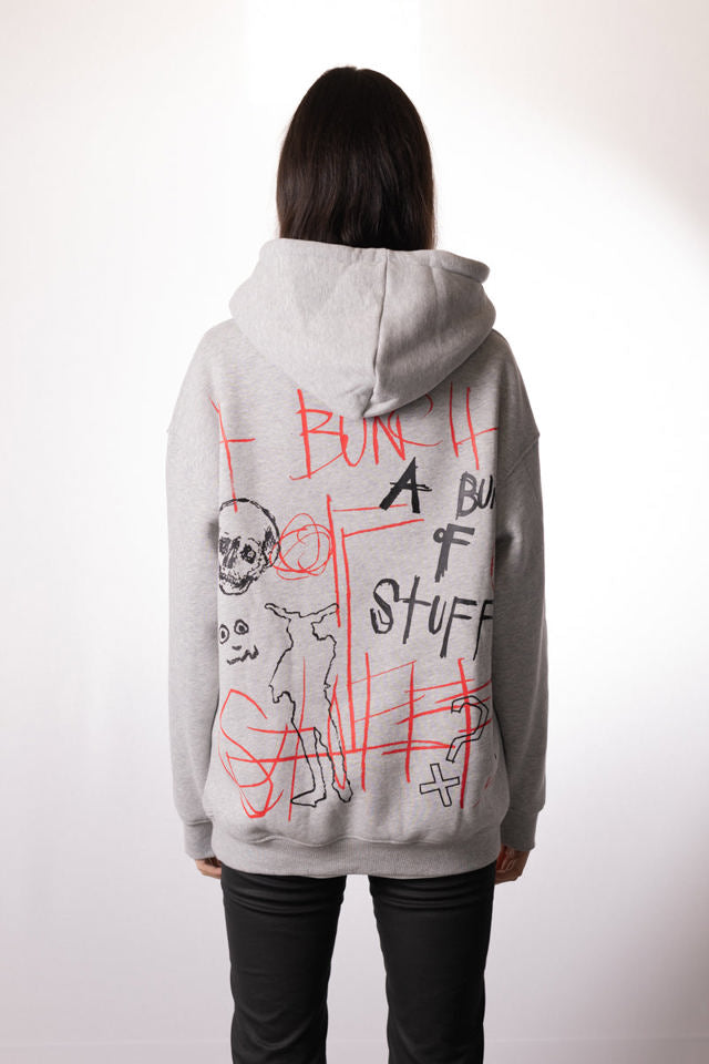 A Bunch of Stuff ジョニーデップ 個展 パーカー XXL A Bunch of Stuff ジョニーデップ 個展 パーカー XXL
